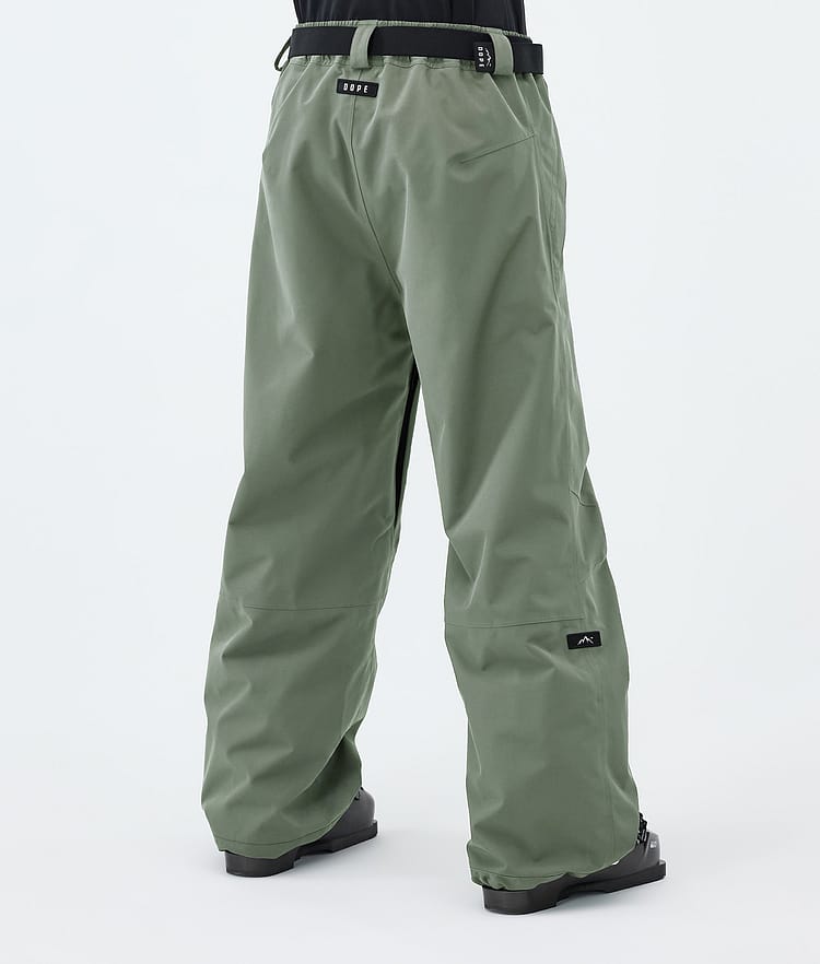 Dope Big W Pantalon de Ski Femme Moss Green, Image 4 of 5