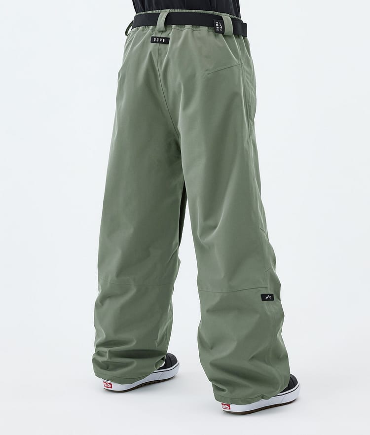 Dope Big W Pantalon de Snowboard Femme Moss Green, Image 4 of 5