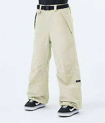 Dope Big W Spodnie Snowboardowe Kobiety Dirty White