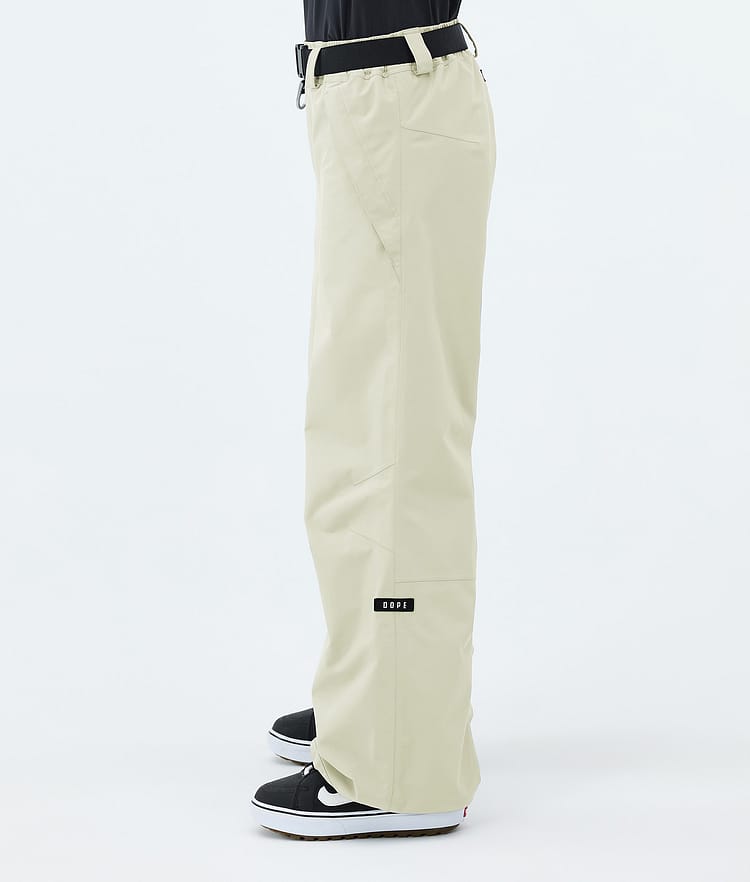 Dope Big W Pantalon de Snowboard Femme Dirty White, Image 3 of 5