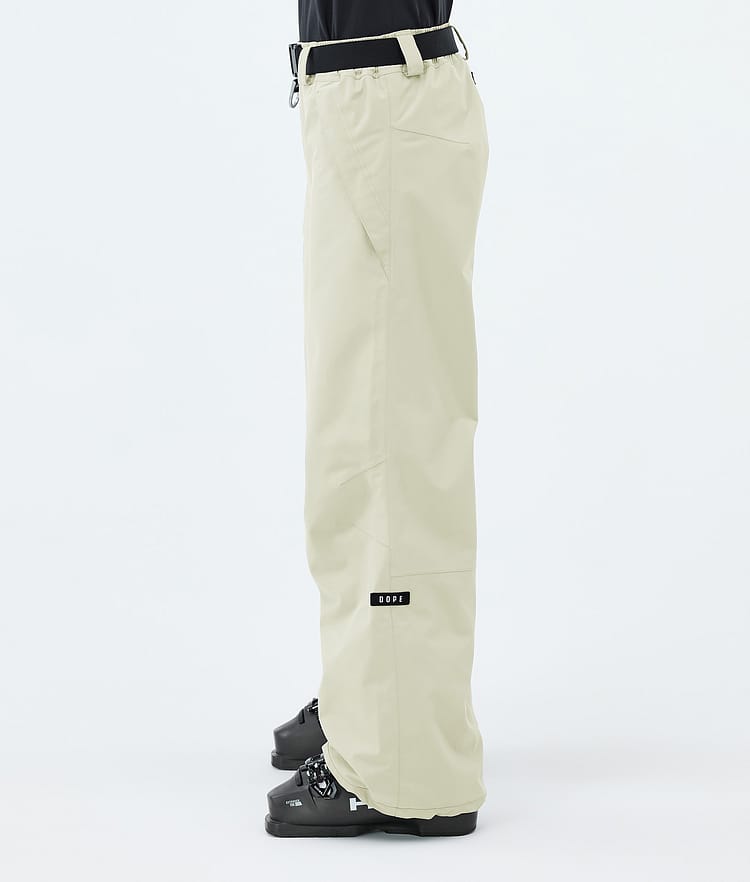 Dope Big W Pantalon de Ski Femme Dirty White, Image 3 of 5