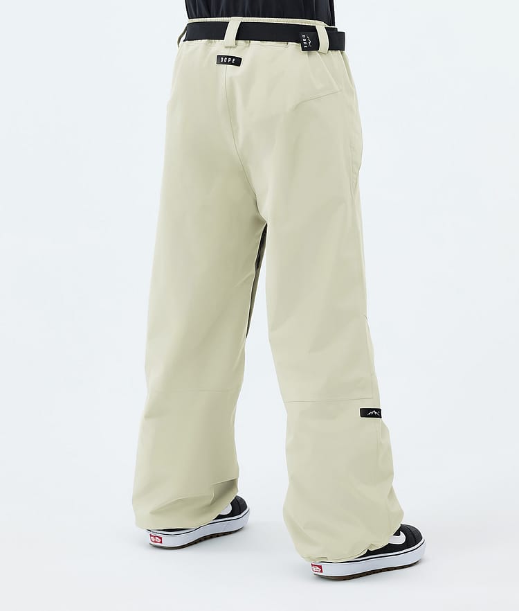 Dope Big W Pantalon de Snowboard Femme Dirty White, Image 4 of 5