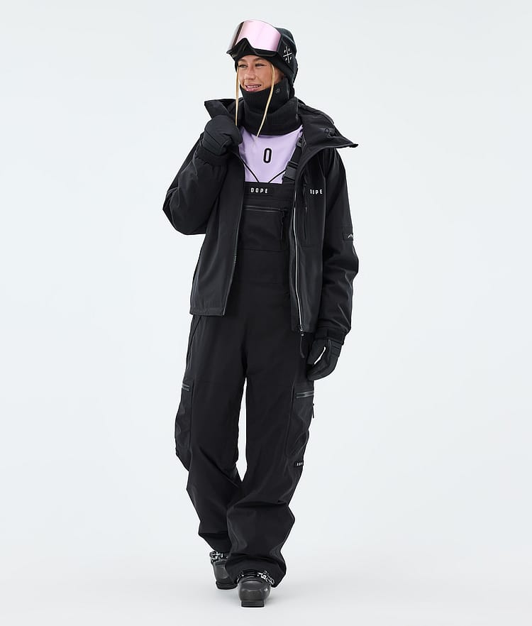 Dope Vertex W Pantaloni Sci Donna Black, Image 2 of 7