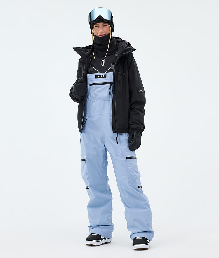 Dope Vertex W Pantalon de Snowboard Femme Light Blue, Image 2 of 7