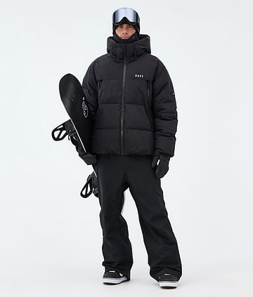 Dope Puffer Snowboard Outfit Black