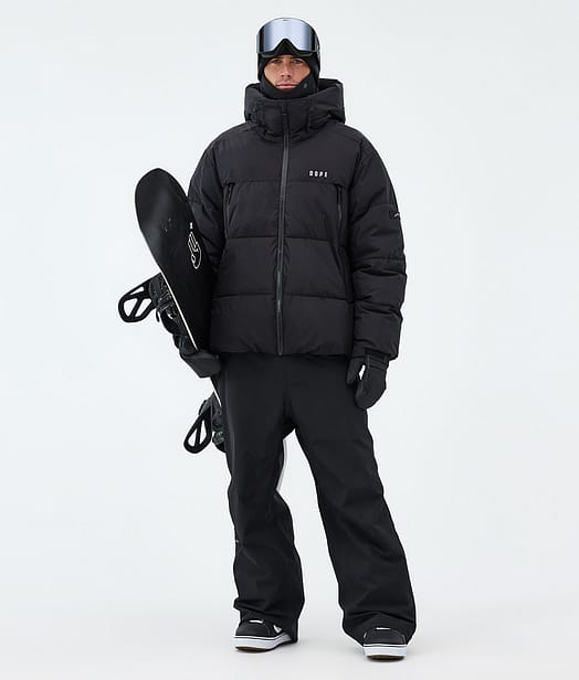 Dope Puffer Snowboard Outfit Black