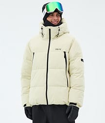 Dope Puffer Full Zip Veste Snowboard Homme Dirty White