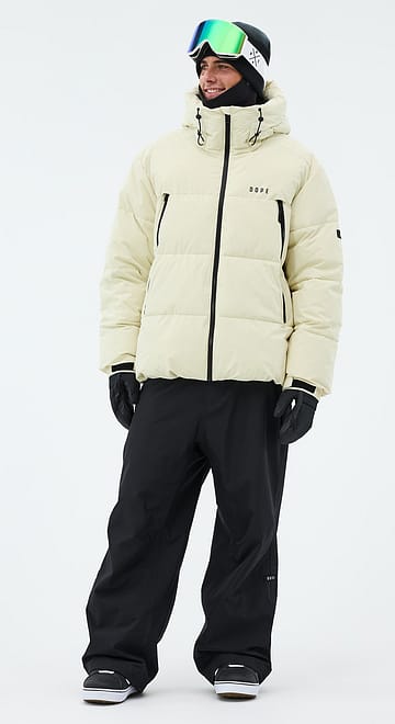 Dope Puffer Outfit Snowboard Dirty White/Black