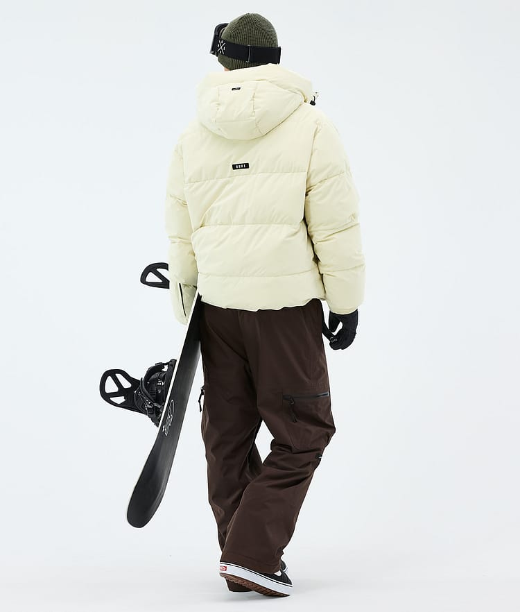 Dope Puffer Outfit Snowboard Uomo Dirty White/Dark Brown, Image 2 of 2