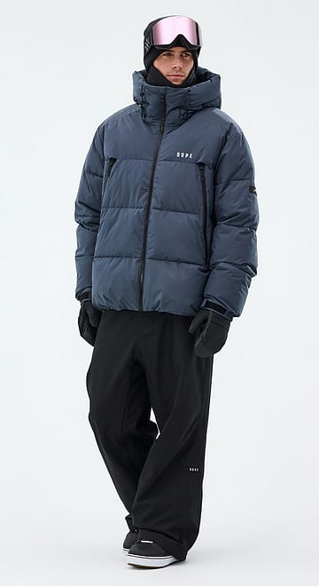 Dope Puffer Outfit Snowboard Metal Blue/Black