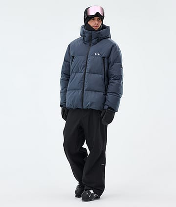 Dope Puffer Ski Outfit Metal Blue/Black