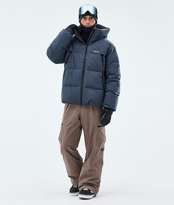 Dope Puffer Outfit Snowboard Metal Blue/Walnut