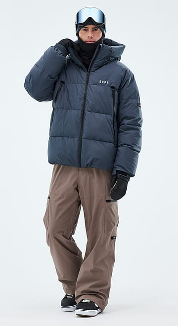 Dope Puffer Outfit Snowboard Metal Blue/Walnut