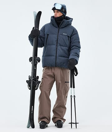 Dope Puffer Outfit Ski Metal Blue/Walnut