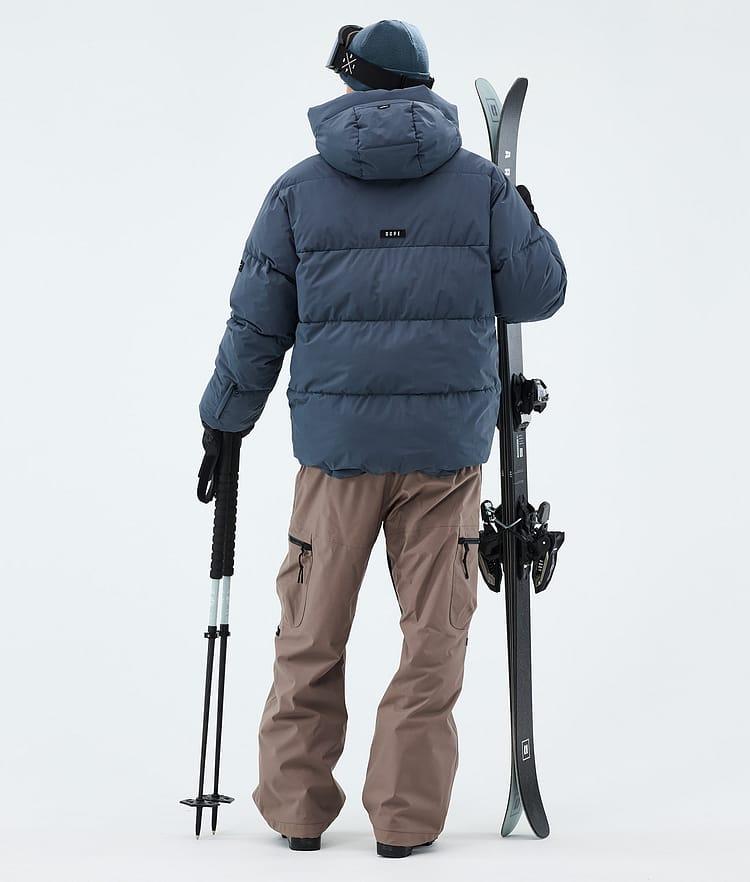 Dope Puffer Ski Outfit Herre Metal Blue/Walnut, Image 2 of 2