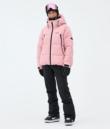 Dope Puffer W Snowboard Outfit Soft Pink/Black