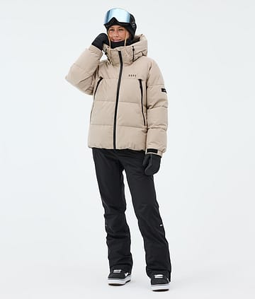 Dope Puffer W Snowboard Outfit Sand/Black
