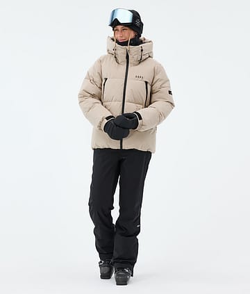 Dope Puffer W Ski Outfit Sand/Black