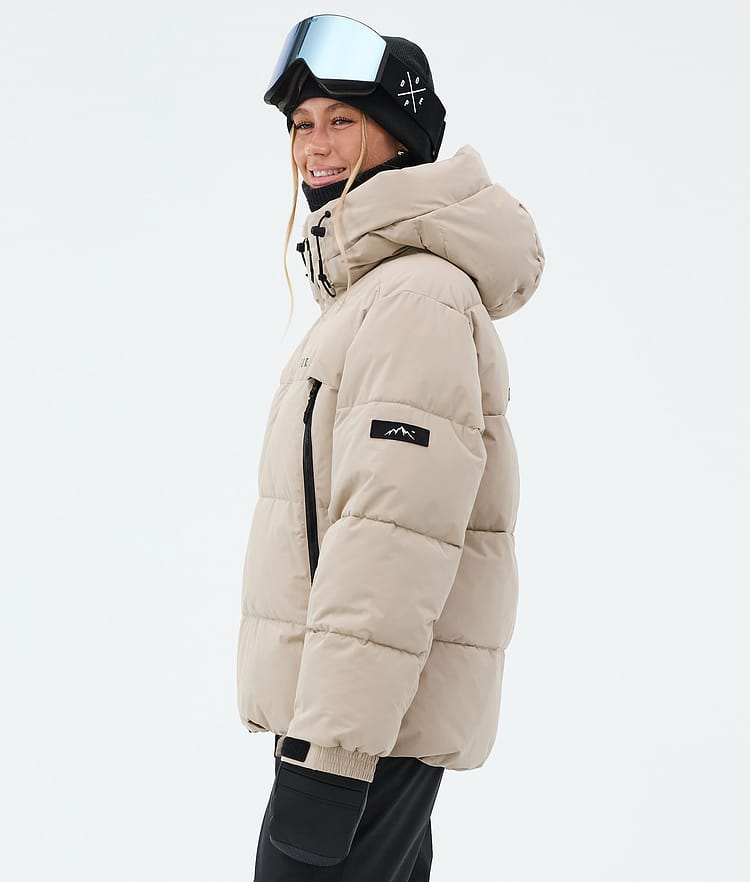 Dope Puffer W Snowboardjakke Dame Sand, Image 5 of 8