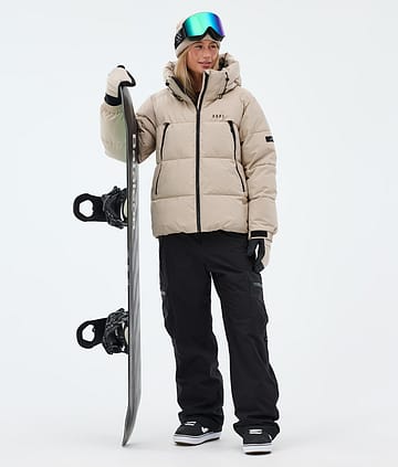 Dope Puffer W Snowboard Outfit Sand/Black