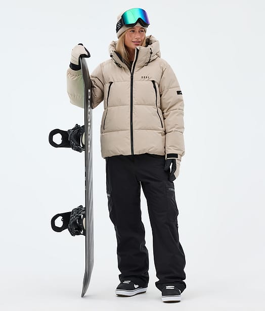 Dope Puffer W Snowboardový Outfit Sand/Black