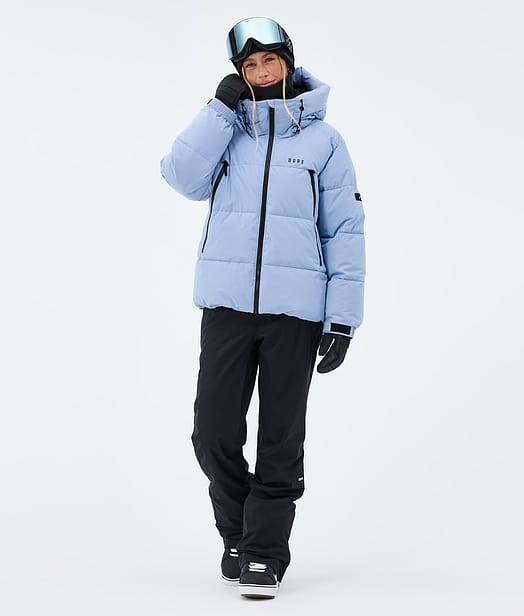 Dope Puffer W Snowboardový Outfit Light Blue/Black