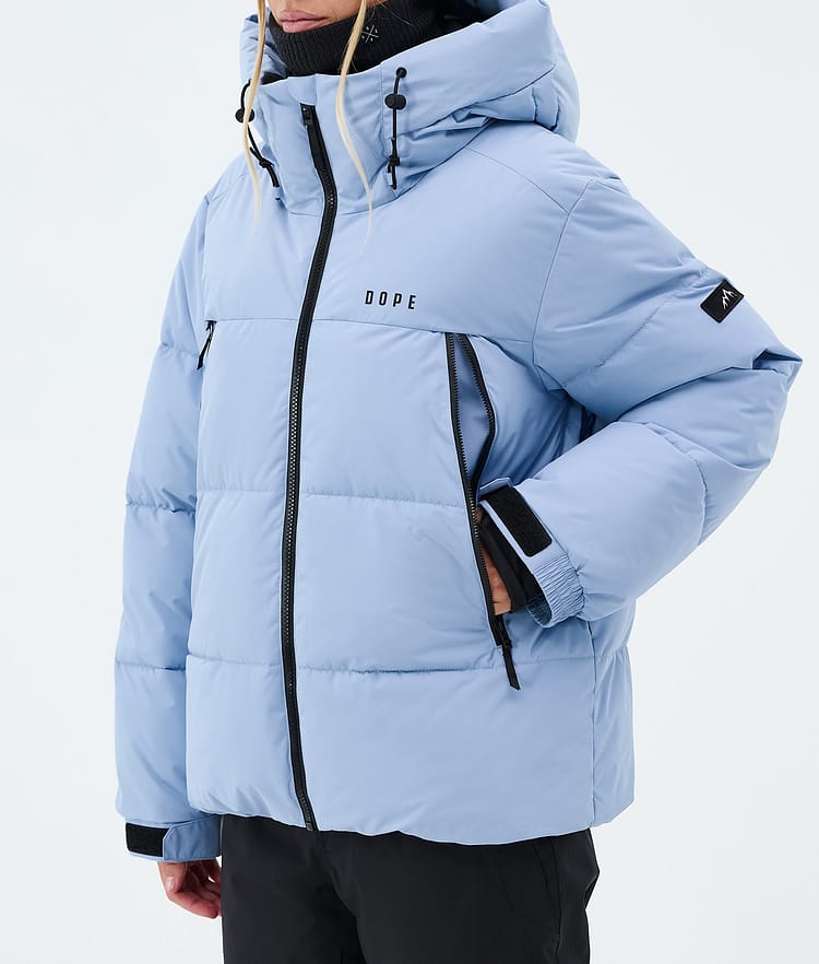 Dope Puffer W Giacca Snowboard Donna Light Blue, Image 7 of 8