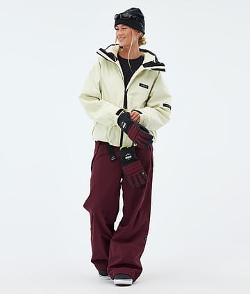 Dope Spartan W Snowboard Outfit Dirty White/Burgundy