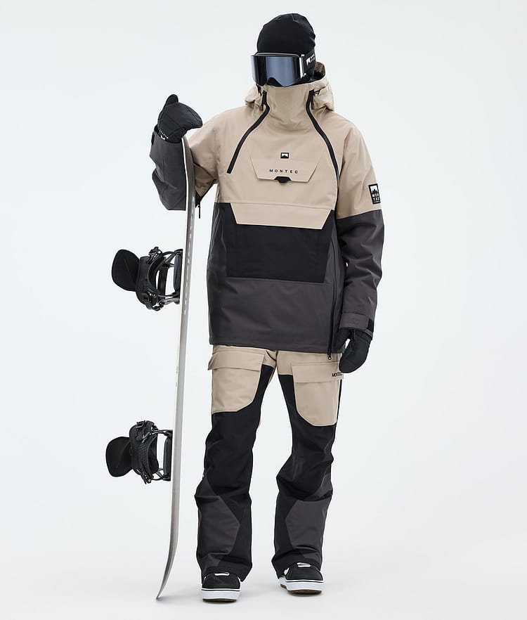 Montec Doom Giacca Snowboard Uomo Sand/Black/Phantom, Image 2 of 10