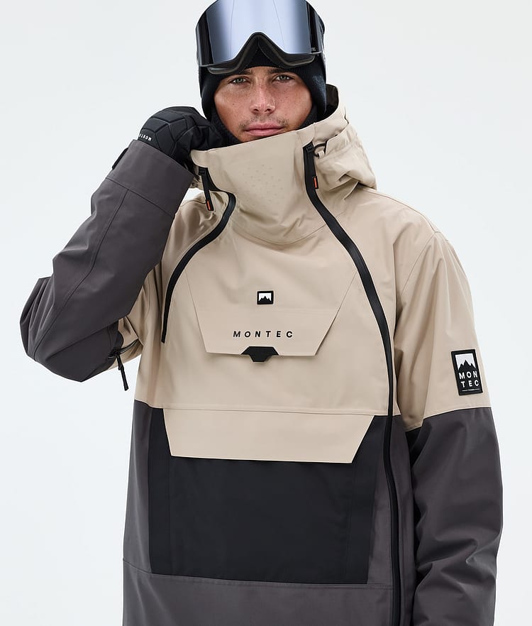 Montec Doom Skijakke Herre Sand/Black/Phantom, Image 4 of 10