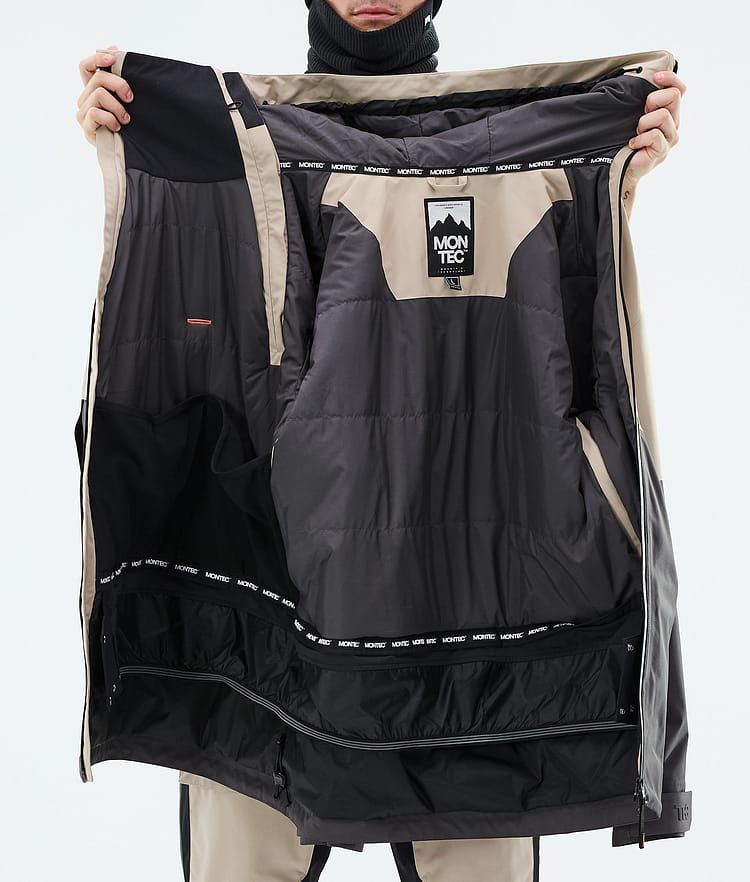 Montec Doom Skijakke Herre Sand/Black/Phantom, Image 10 of 10