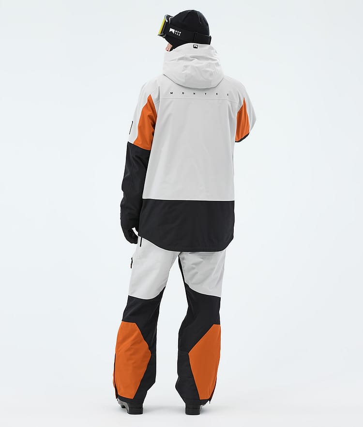 Montec Arch Giacca Sci Uomo Light Grey/Burned Orange/Black, Image 3 of 9