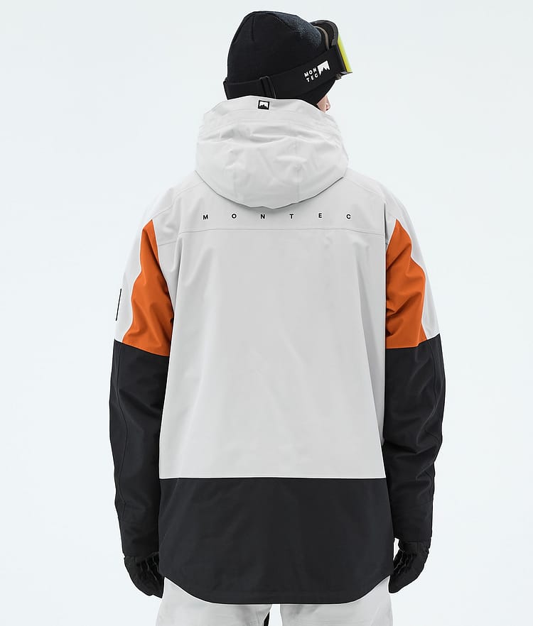 Montec Arch Giacca Sci Uomo Light Grey/Burned Orange/Black, Image 6 of 9