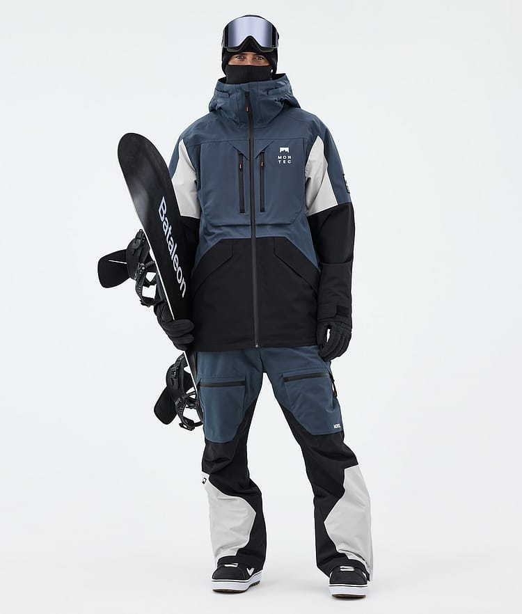 Montec Arch Giacca Snowboard Uomo Metal Blue/Light Grey/Black, Image 2 of 9