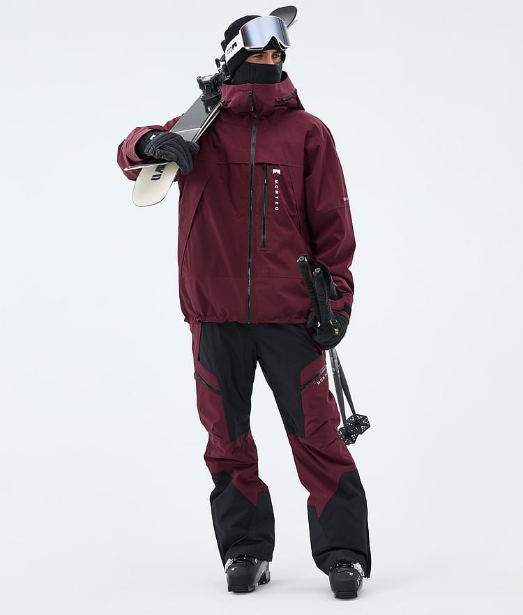 Montec Oracle Giacca Sci Uomo Burgundy, Image 2 of 9
