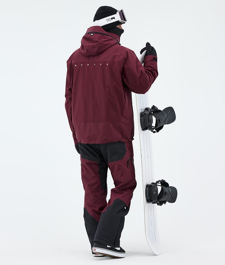Montec Oracle Snowboard Jacket Men Burgundy, Image 3 of 9