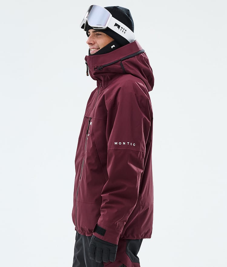 Montec Oracle Snowboard Jacket Men Burgundy, Image 5 of 9