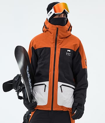 Montec Morpheus Giacca Snowboard Burned Orange/Black/Light Grey