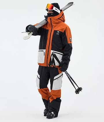 Montec Morpheus Ski Outfit Burned Orange/Black/Light Grey