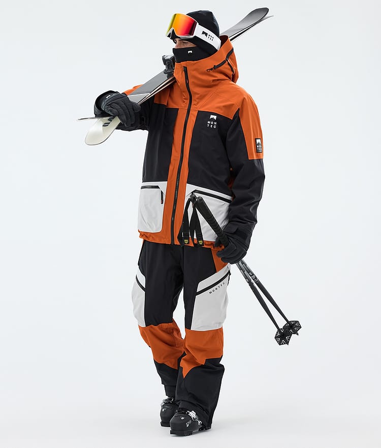 Montec Morpheus Skijakke Herre Burned Orange/Black/Light Grey, Image 2 of 9