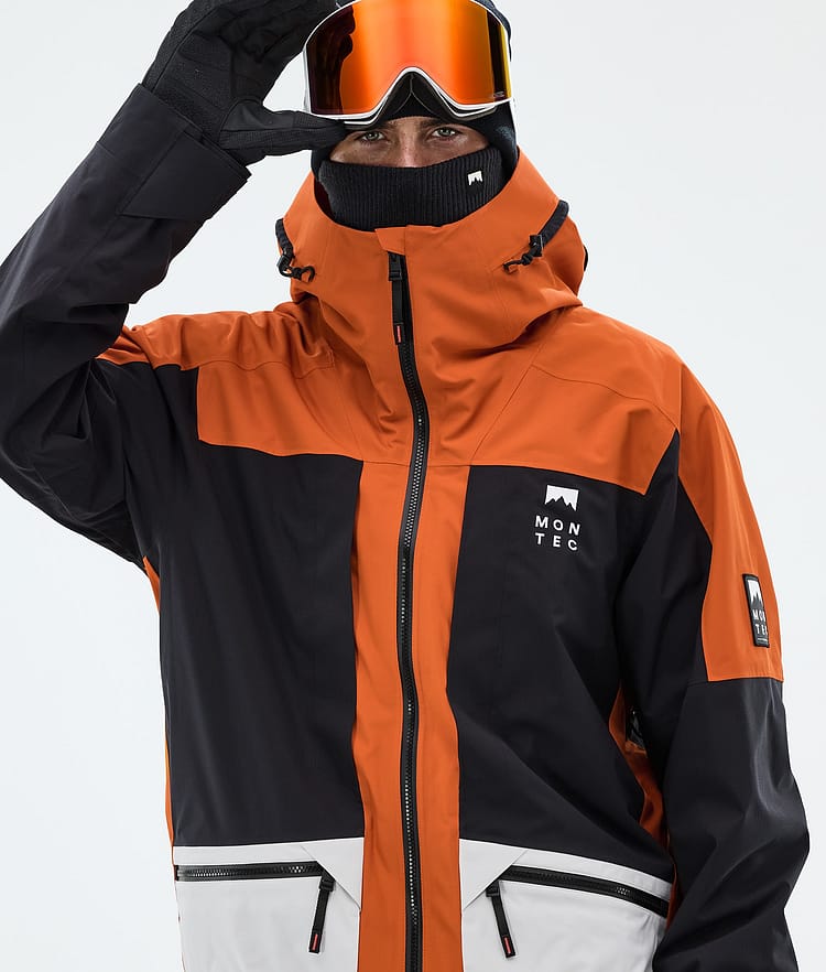 Montec Morpheus Skijakke Herre Burned Orange/Black/Light Grey, Image 4 of 9