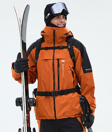 Montec Oracle Giacca Sci Burned Orange/Black