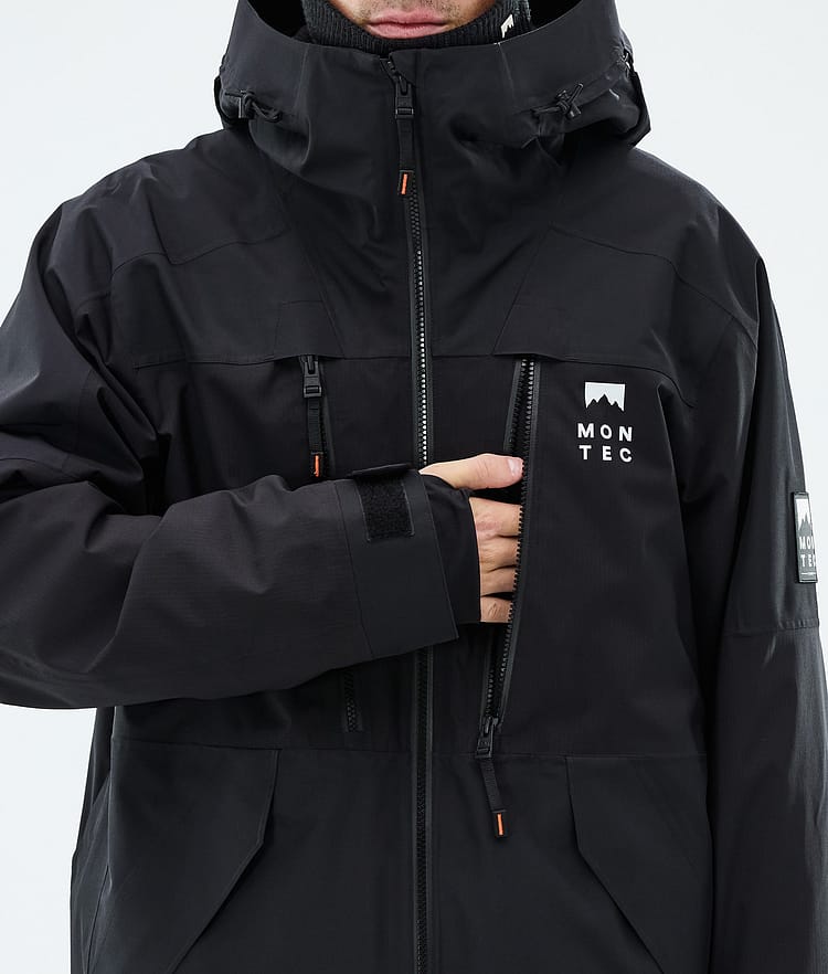 Montec Sentinel Snowboardjakke Herre Black, Image 8 of 9
