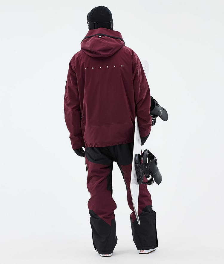 Montec Sentinel Snowboardjakke Herre Burgundy, Image 3 of 9
