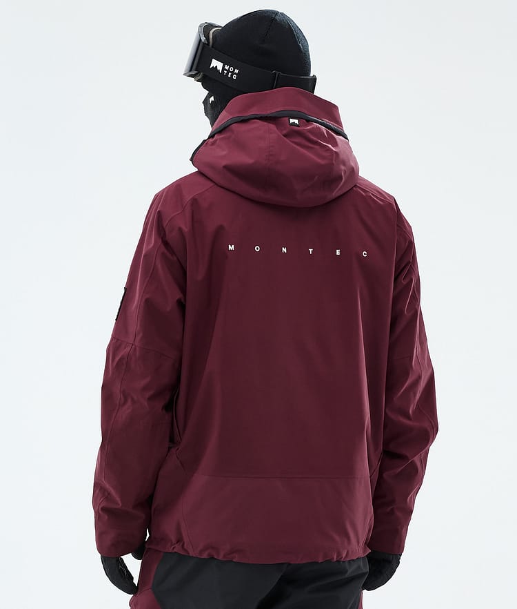 Montec Sentinel Snowboardjakke Herre Burgundy, Image 6 of 9