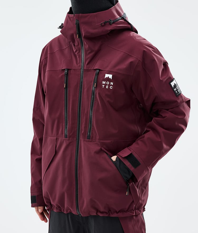 Montec Sentinel Snowboardjakke Herre Burgundy, Image 7 of 9