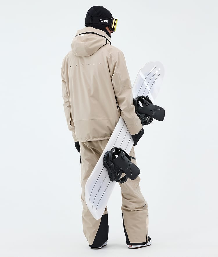 Montec Sentinel Snowboardjakke Herre Sand, Image 3 of 9