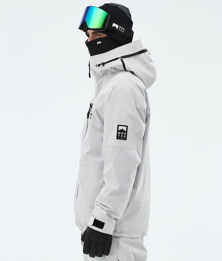 Montec Sentinel Snowboardjakke Herre Light Grey, Image 5 of 9