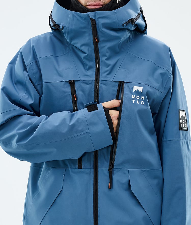 Montec Sentinel Snowboardjakke Herre Blue Steel, Image 8 of 9