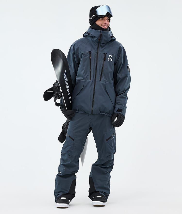 Montec Sentinel Snowboardjakke Herre Metal Blue, Image 2 of 9